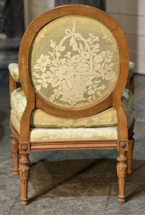 COMFORTABLE PAIR FRENCH BERGERE CHAIRS - ADDITIONAL PHOTO 18