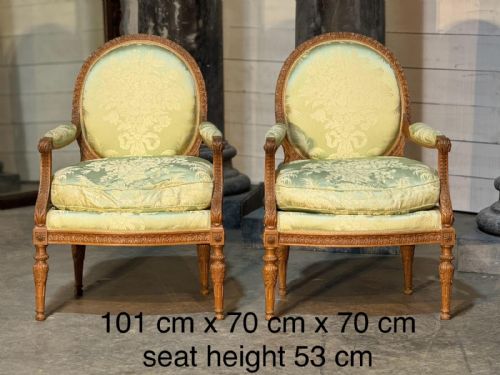 COMFORTABLE PAIR FRENCH BERGERE CHAIRS - ADDITIONAL PHOTO 29