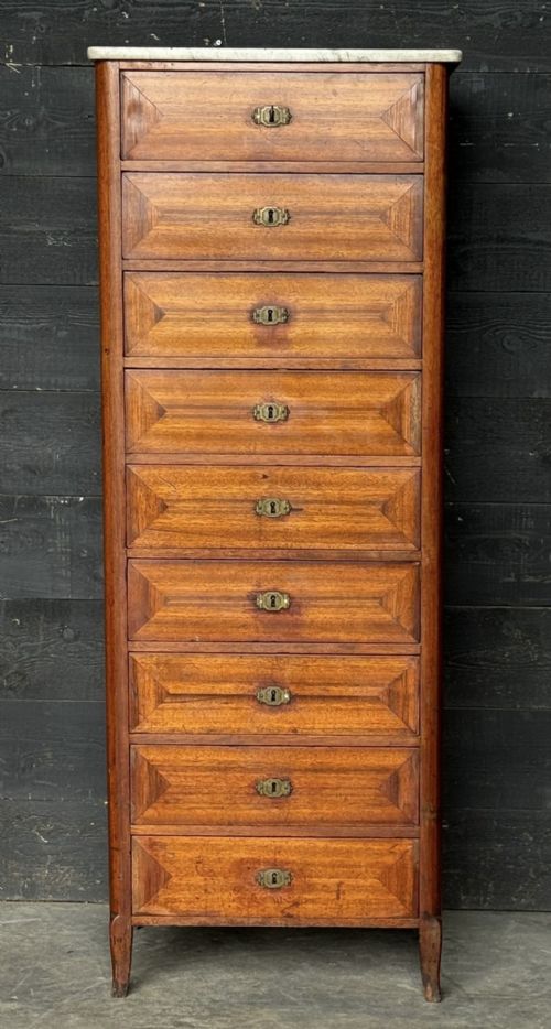French 18th Century Louis Xv Tall Chest