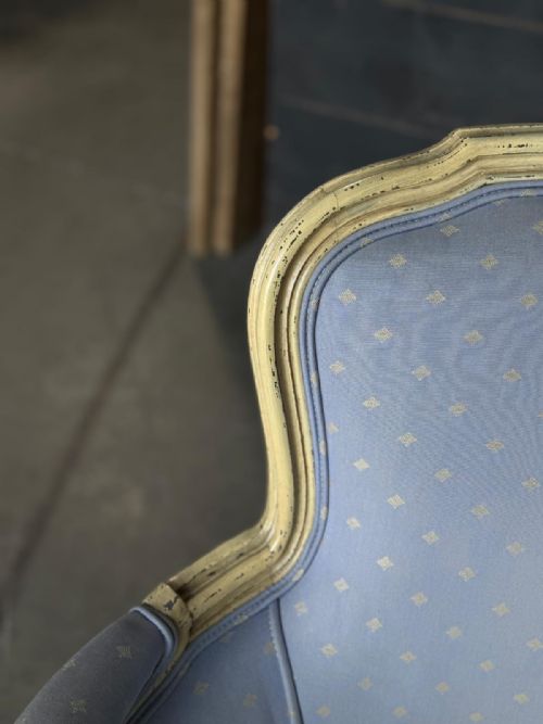 COMFORTABLE PAIR BERGERE ARM CHAIRS - ADDITIONAL PHOTO 10