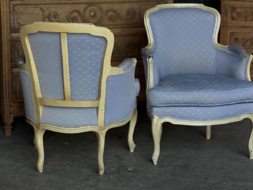 COMFORTABLE PAIR BERGERE ARM CHAIRS - ADDITIONAL PHOTO 16