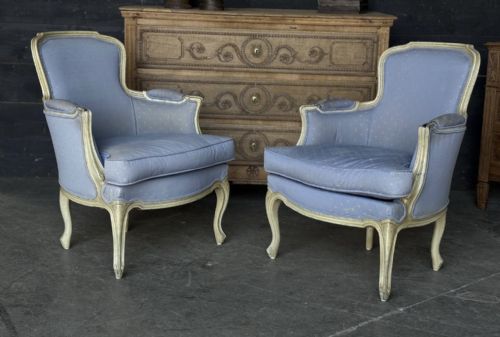 COMFORTABLE PAIR BERGERE ARM CHAIRS - ADDITIONAL PHOTO 17