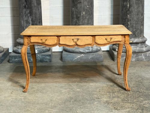 FRENCH BLEACHED OAK VERSATILE TABLE - ADDITIONAL PHOTO 1