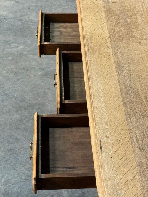 FRENCH BLEACHED OAK VERSATILE TABLE - ADDITIONAL PHOTO 14