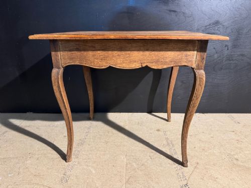 FRENCH EARLY OAK SIDE TABLE - ADDITIONAL PHOTO 1