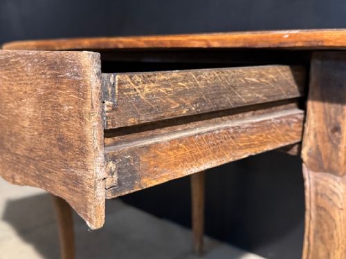 FRENCH EARLY OAK SIDE TABLE - ADDITIONAL PHOTO 2