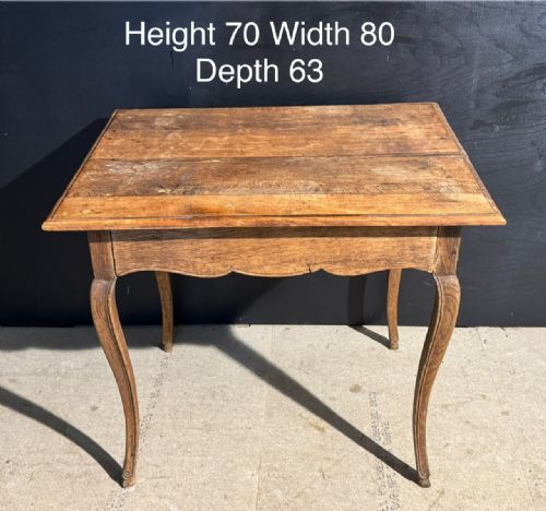 FRENCH EARLY OAK SIDE TABLE - ADDITIONAL PHOTO 6