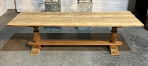 Larger Oak Farmhouse Dining Table
