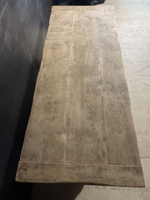 Quality Oak Farmhouse Dining Table View VI