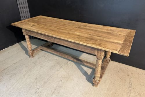 19th Century French Oak Farmhouse Dining Table