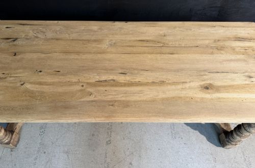 FRENCH FARMHOUSE TABLE WITH 2 DRAWERS - ADDITIONAL PHOTO 11