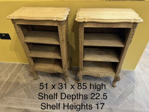 PRETTY PAIR FRENCH OAK SHELVES - ADDITIONAL PHOTO 11