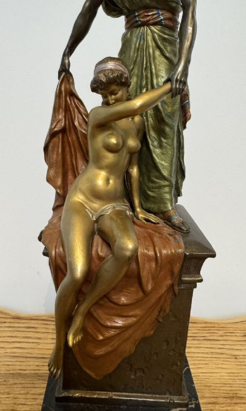 ‘Arab Trader’ Bronze Sculpture by Franz Bergman View II