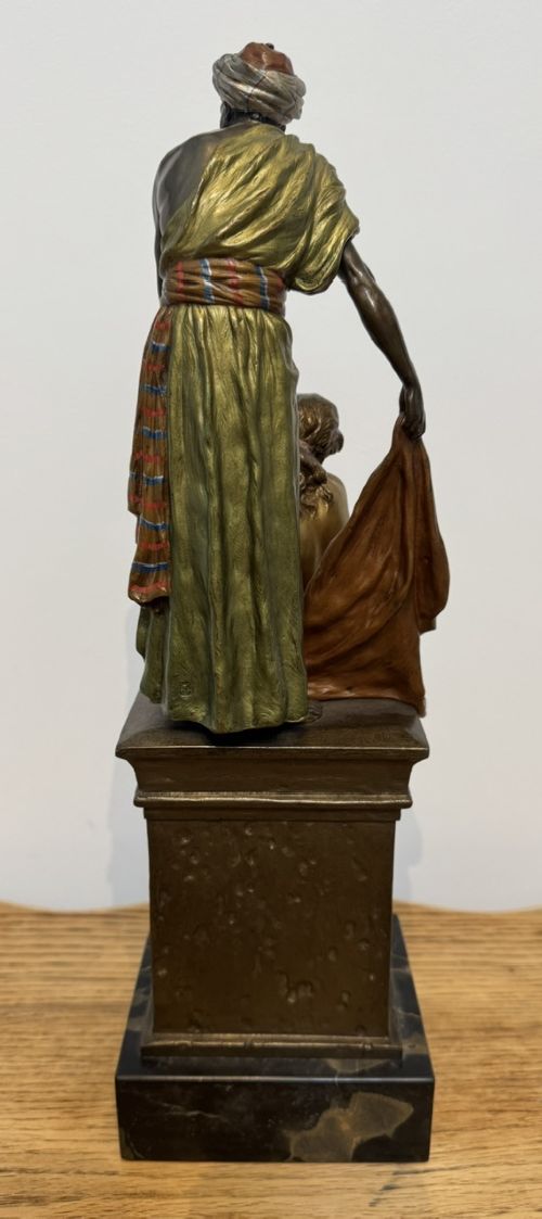 ‘Arab Trader’ Bronze Sculpture by Franz Bergman View V