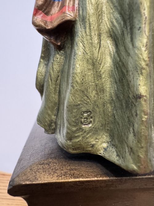 ‘Arab Trader’ Bronze Sculpture by Franz Bergman View VII