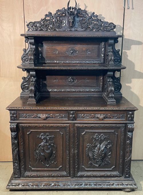 Wonderful French Hunting Sideboard