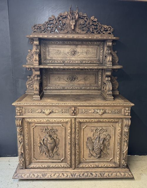 Wonderful French Hunting Sideboard