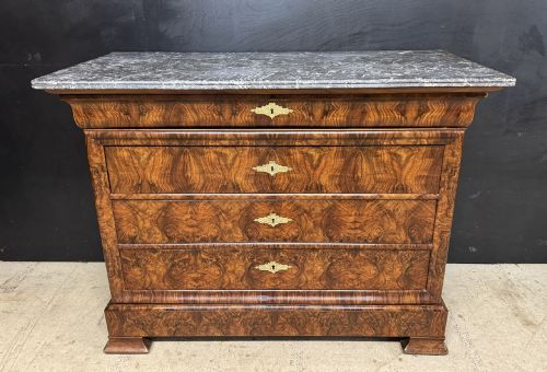 Fine Burr Walnut Louis Philippe Commode