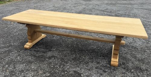 Huge 3 X 1 Meter Oak Farmhouse Dining Table