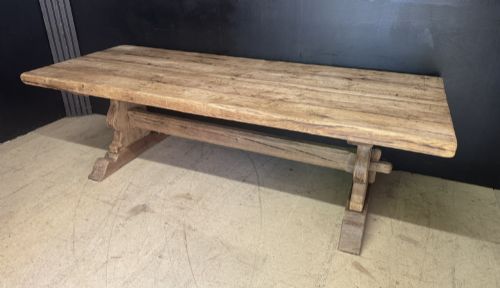Large Oak Characterful Farmhouse Dining Table
