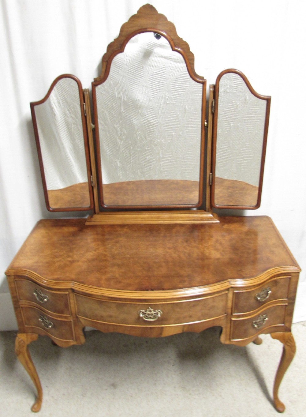 Burr Walnut Dressing Table