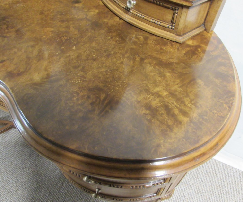 Fantastic Burr Walnut French Dressing Table View XX