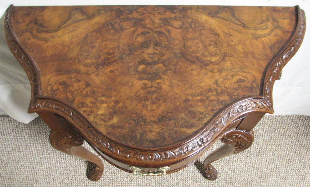 Burr Walnut Lamp Table View III