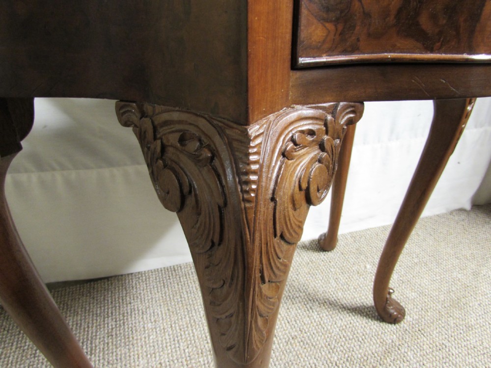 Burr Walnut Lamp Table View X