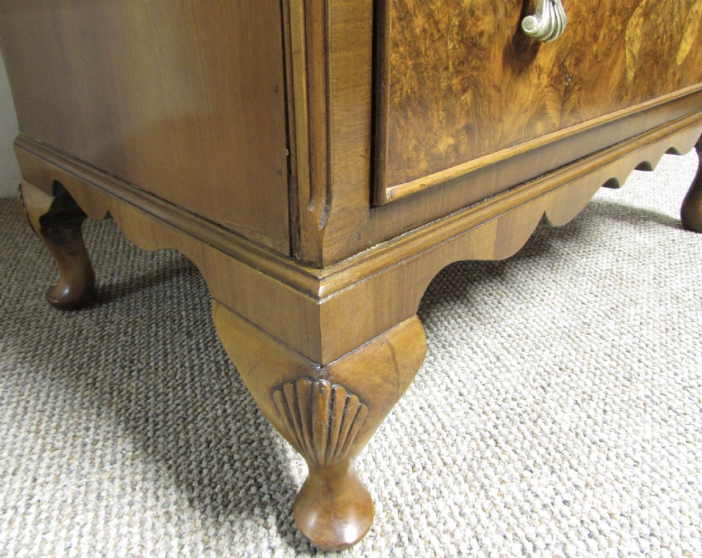 Mid size Burr Walnut Linen Press View XII