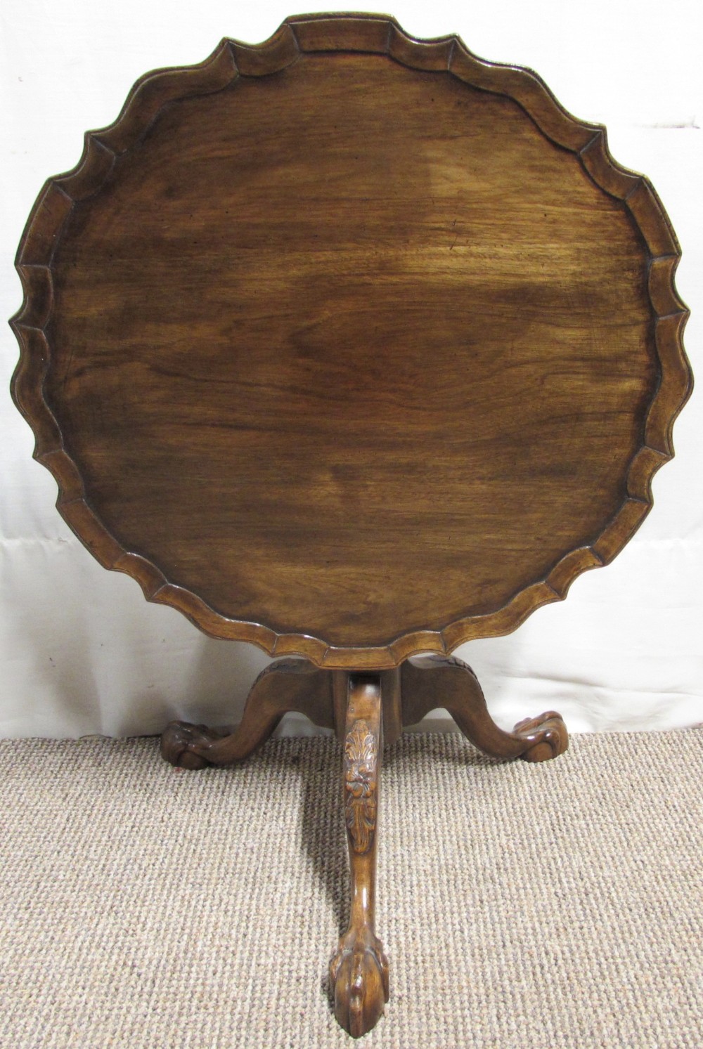 Pie Crust Flip Over Top Coffee Table