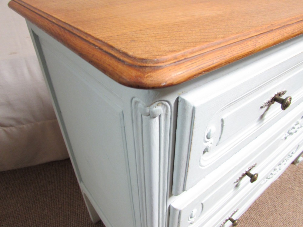 French Painted Chest of Drawers View II