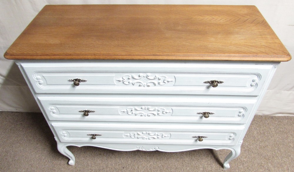 French Painted Chest of Drawers View XI