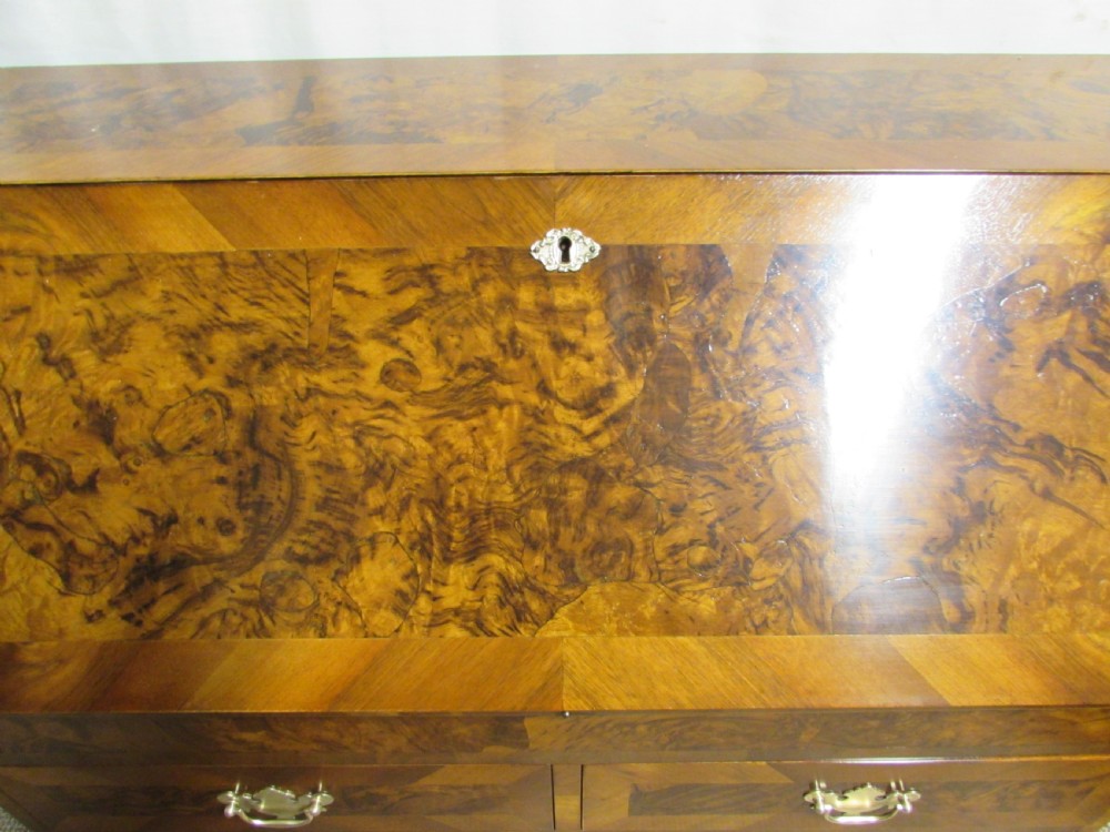Burr Walnut Bureau  View VII