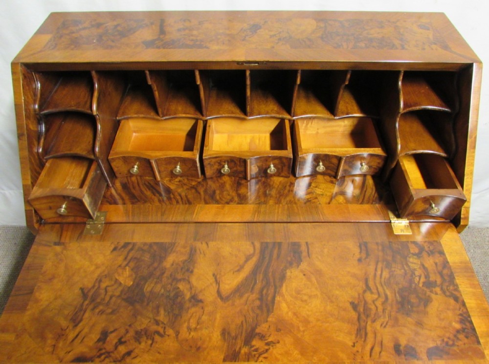 Burr Walnut Bureau  View VIII