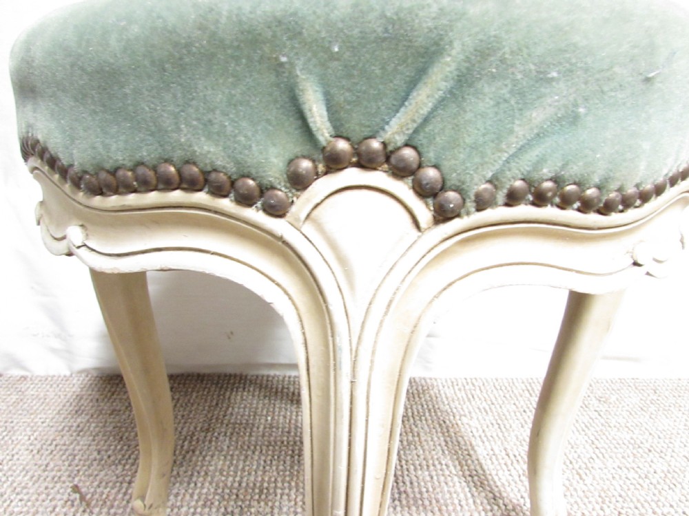 French Cabriole Leg Dressing Stool View III