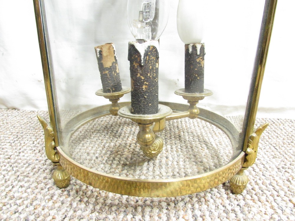 Brass Ceiling Lantern Light View VI