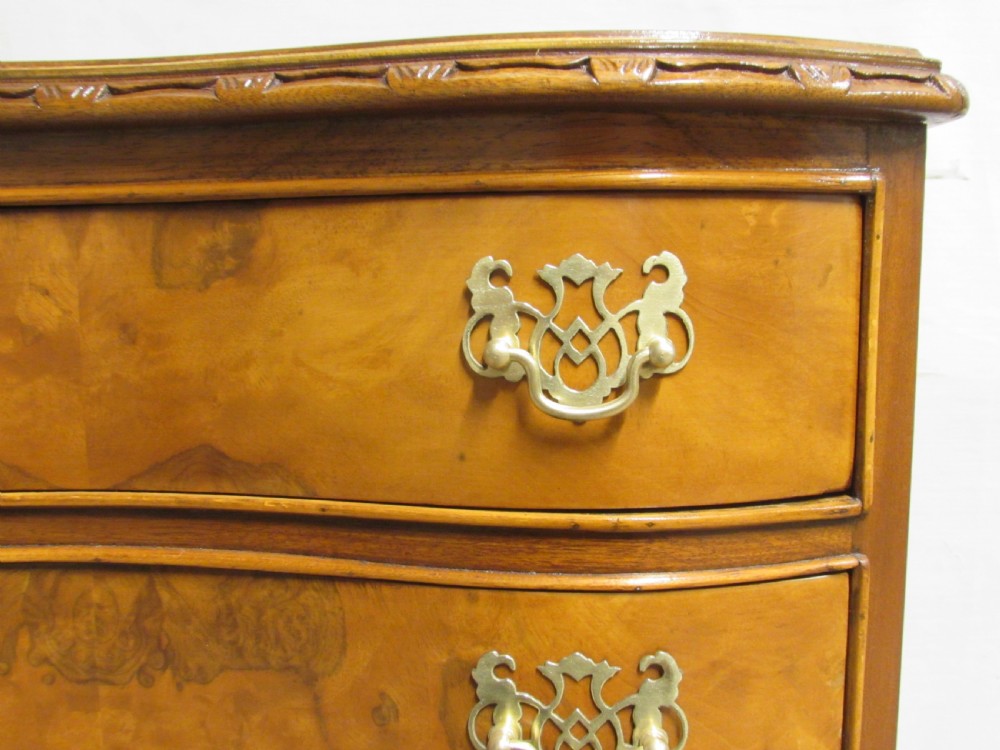 Small Burr Walnut Chest of Drawers View IX