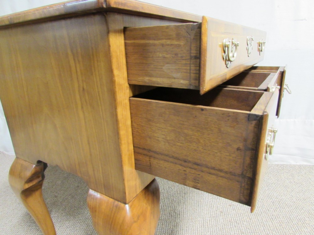 Victorian Burr Walnut Lowboy View VIII