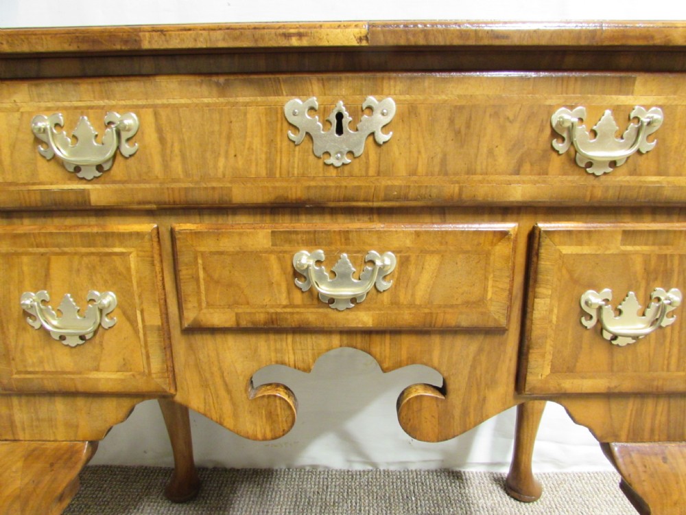 Victorian Burr Walnut Lowboy View XI