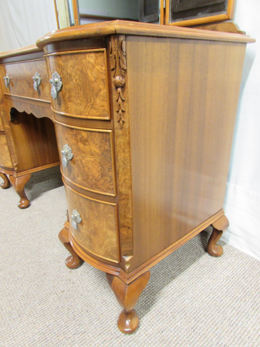 Burr Walnut Dressing Table View XV