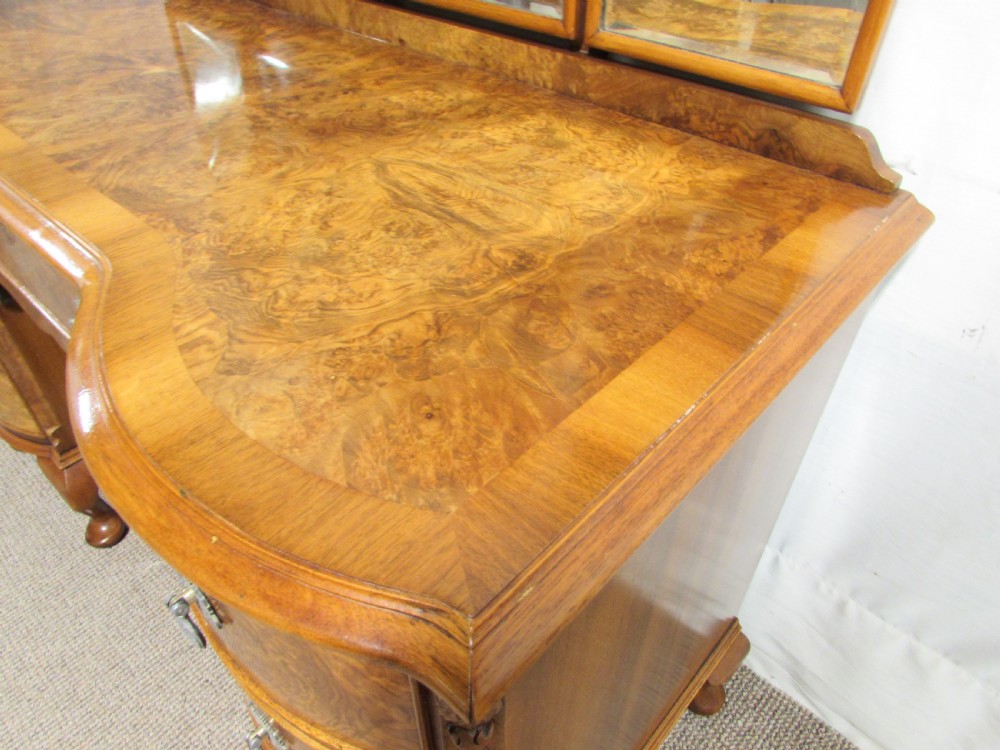 Burr Walnut Dressing Table View III