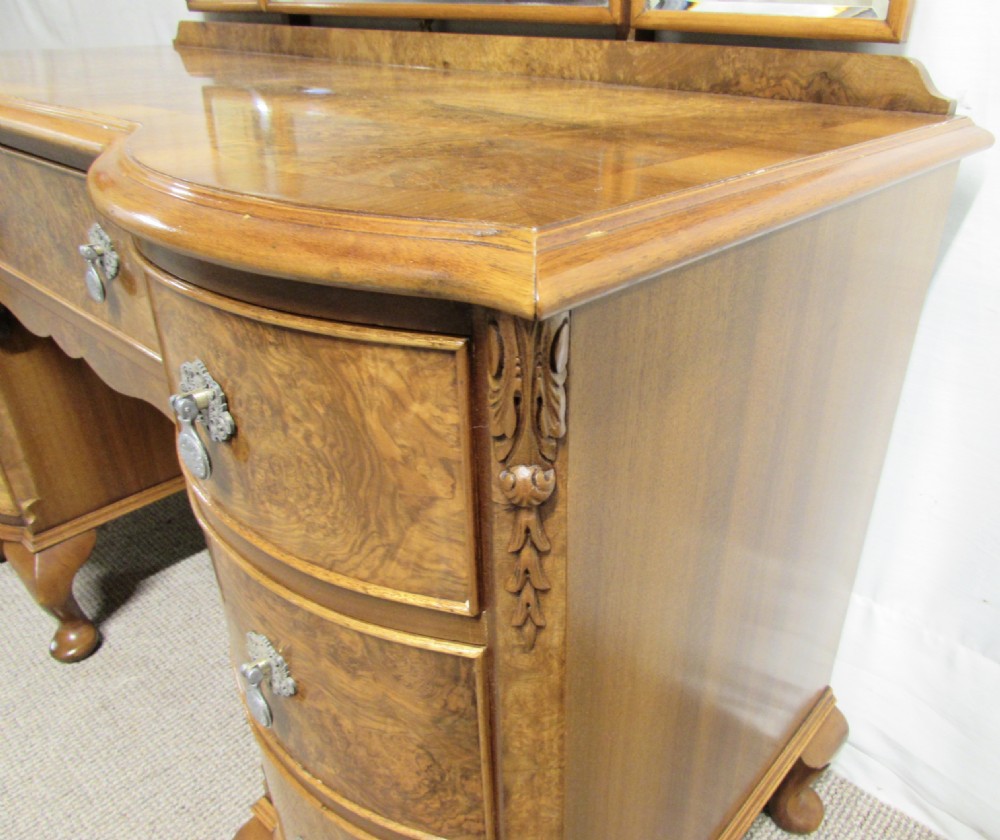 Burr Walnut Dressing Table View IV