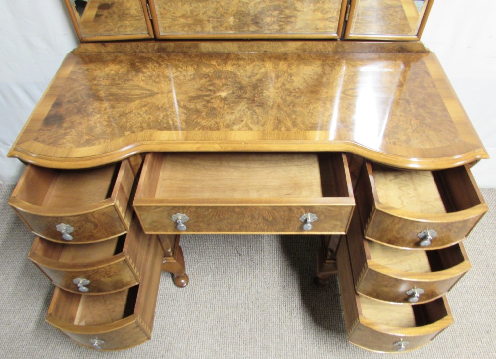 Burr Walnut Dressing Table View VII