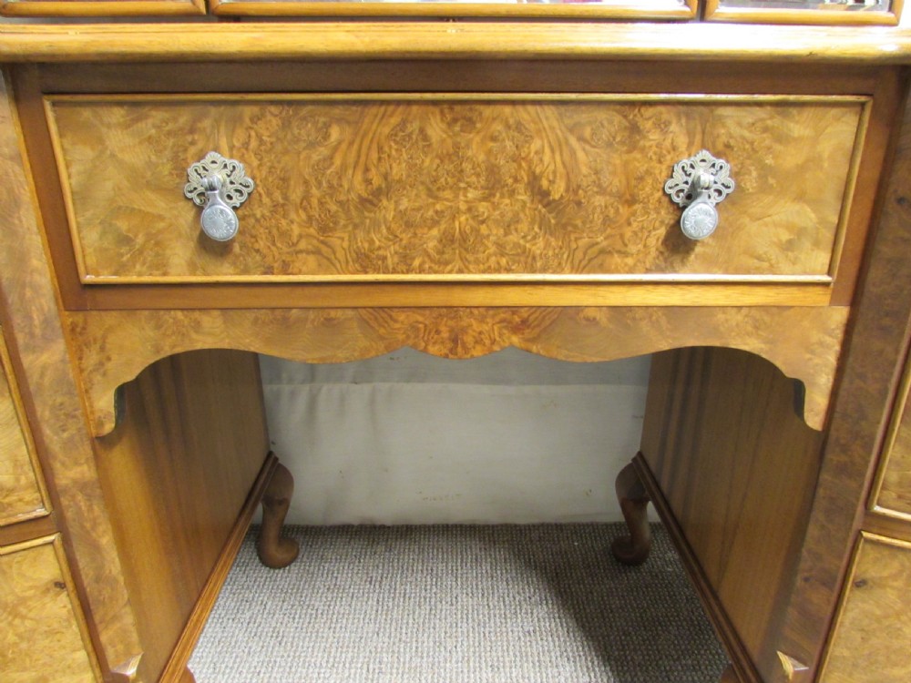 Burr Walnut Dressing Table View VIII