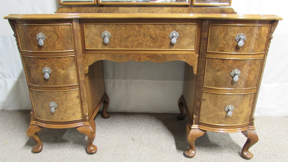 Burr Walnut Dressing Table View XI