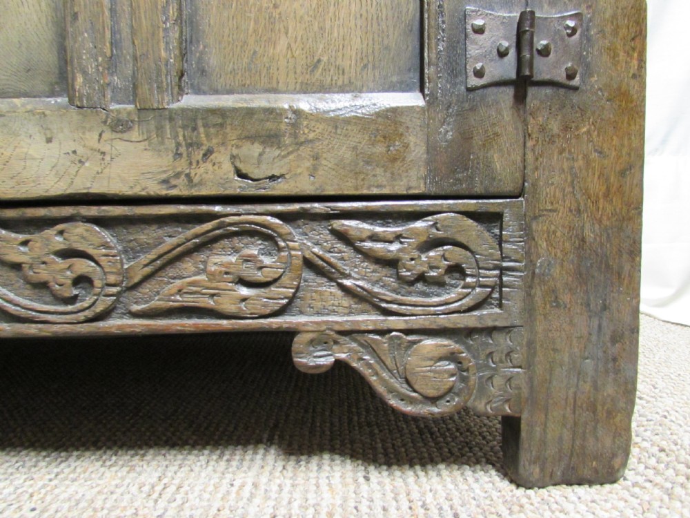 Very Good Large Ipswich Green Oak Dresser View VII