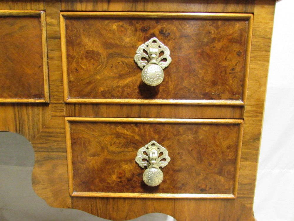 Burr Walnut Queen Anne Dressing Table View II