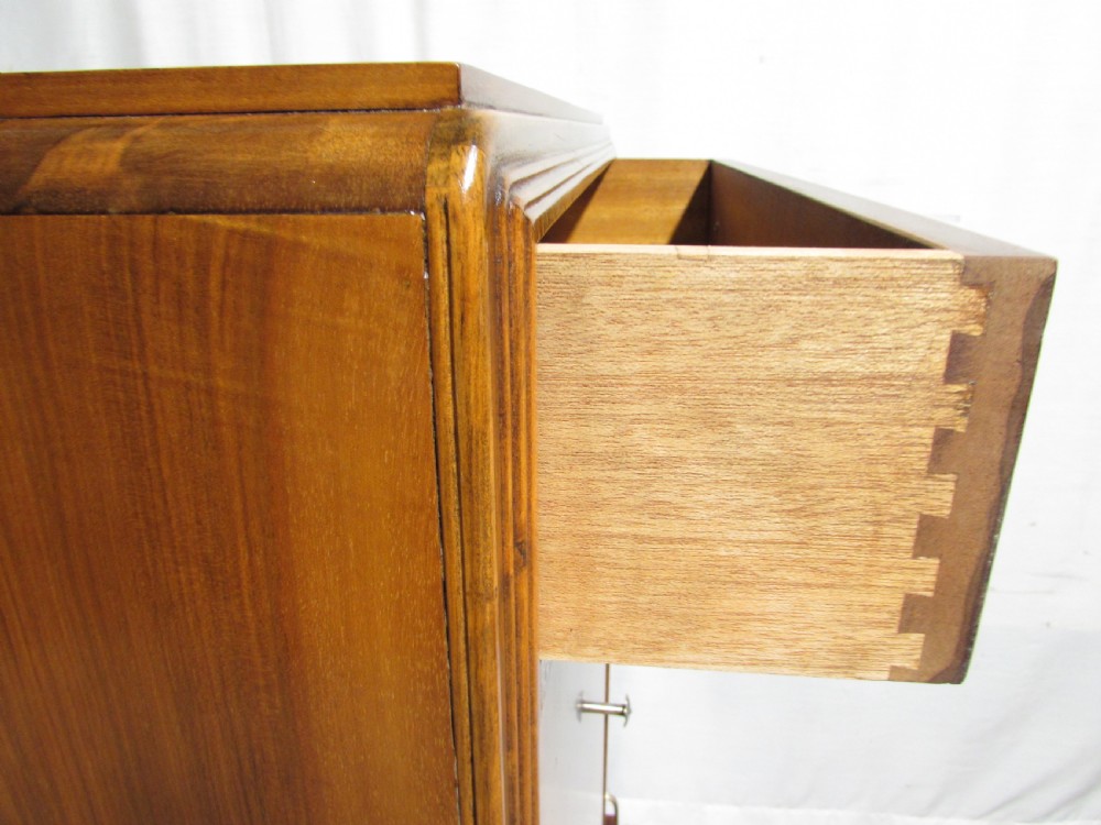 Burr Walnut Art Deco Cabinet View II