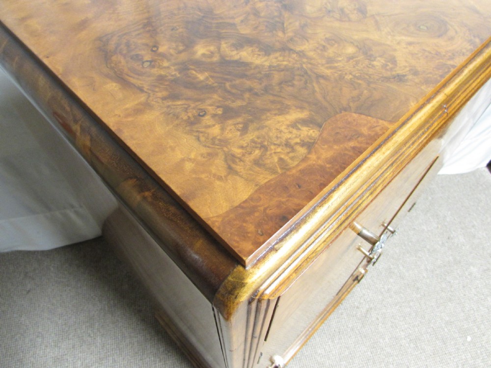 Burr Walnut Art Deco Cabinet View IV
