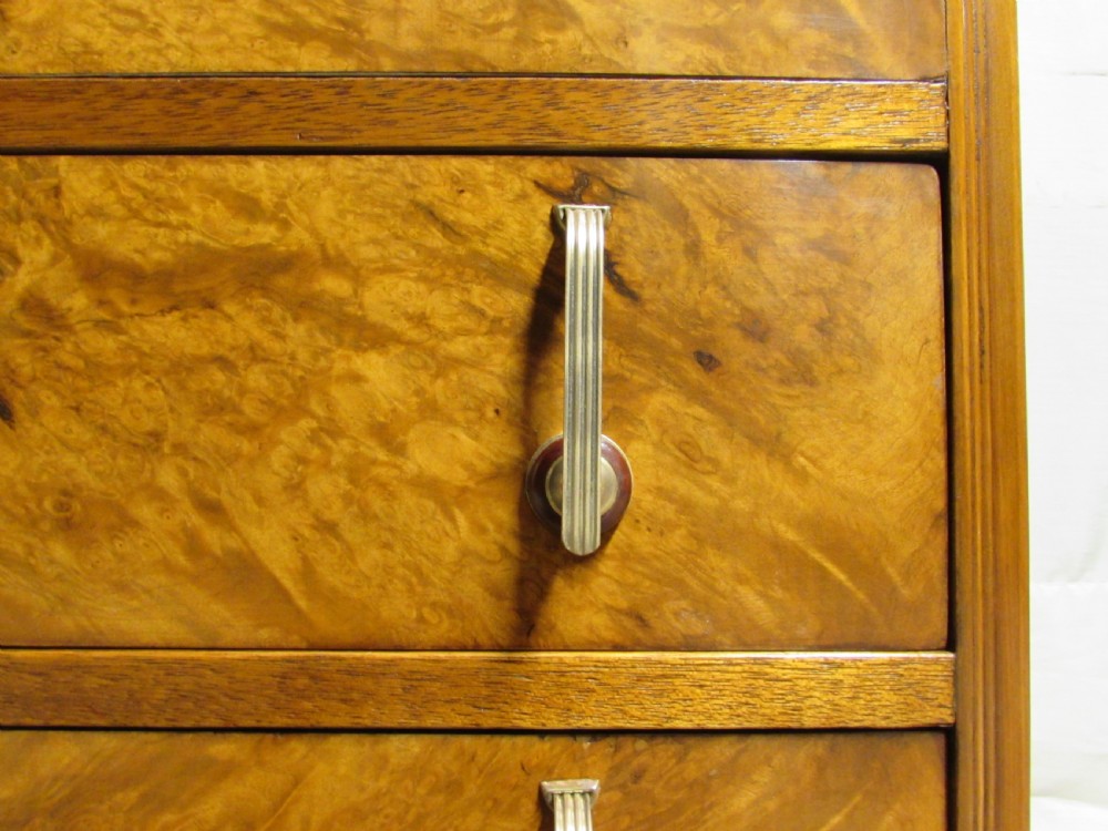 Burr Walnut Art Deco Cabinet View V